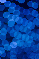 blue bokeh background