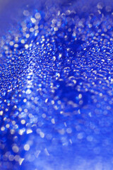 Pattern of water droplets condensate on aluminium can