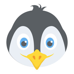 
A cute face of small penguin
