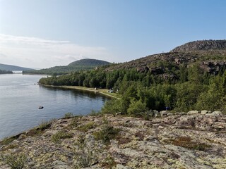 lake in the mountains