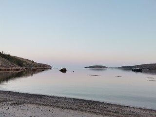 beach at sunset