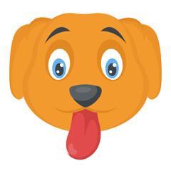 
 A beautiful cute puppy head
