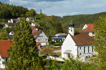 Kleinod Storzingen, ein Teilort der Gemeinde Stetten am kalten Markt