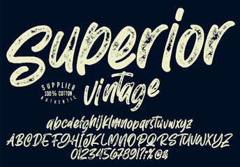  Craft vintage typeface design. Fashion type. Pop modern display vector letters.