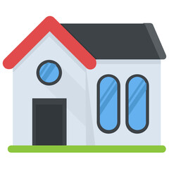 
A family house, residential building
