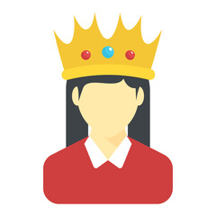 
A royal person with jewel studded crown is king
