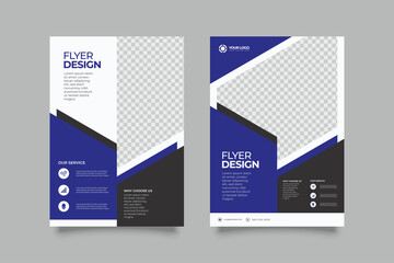 poster flyer pamphlet brochure cover design layout space for photo background, vector illustration template in A4 size