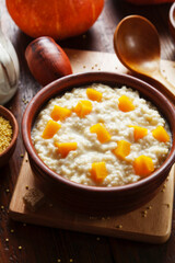 Millet porridge with pumpkin