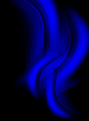 Blue artistic wavy background for commercial