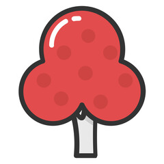 
A small shrub tree, generic tree symbol
