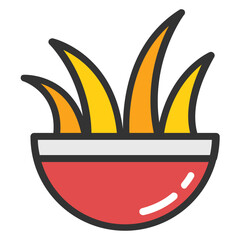 
A ceramic pot of plant, home gardening 
