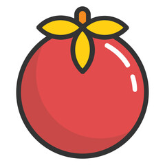 
An organic fruit called tomato icon
