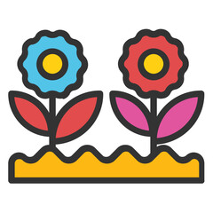 

A blooming daisy flower
