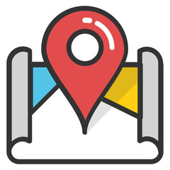 
Map Location Vector Icon
