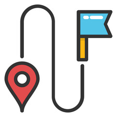 
Map Location Vector Icon

