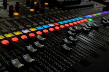 buttons equipment for sound mixer control, equipment for sound mixer control, electornic device