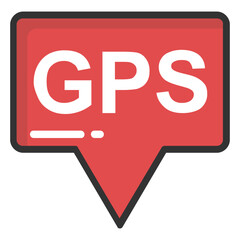 
GPS Map Marker Vector Icon
