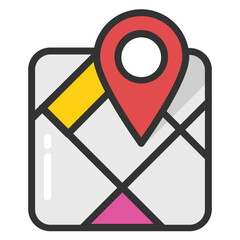 
Map Location Vector Icon
