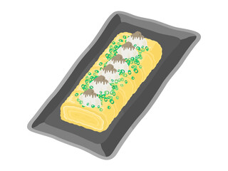 バスケットに入った生卵のイラスト Wall Mural Wallpaper Murals R Design