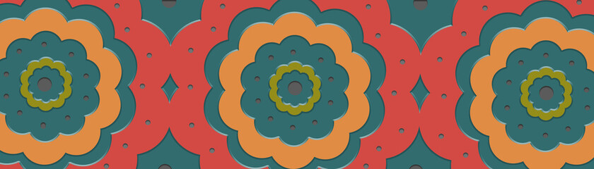 pattern with flowers