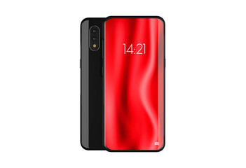 5G, internet, smartphone, technology, mockup, white background, wallpaper, 3d illustration