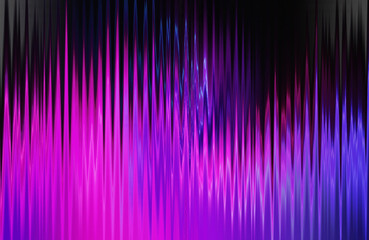 Light effects. Neon glow. Festive decoration. Black and pink abstract background. Glowing texture. Shining pattern. Metal effect