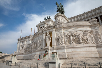 Equestrian statue of Vittorio Emanuele II at Piazza Venezia