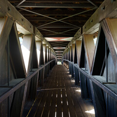 Cycleway of the Venosta valley, a bridge