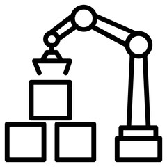 
A construction tower crane for lifting containers and freight
