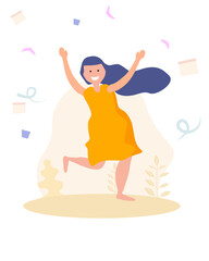 the girl is right now