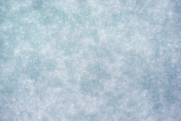 Frozen ice and snow in winter - real texture