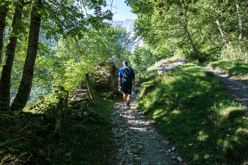 Wanderweg zum Cirque de Gavarnie, Pyrenäen, Frankreich