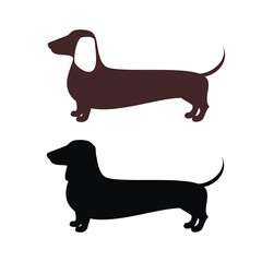 Small dog silhouette