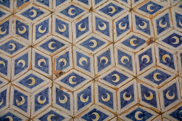 Closeup floor in Siena Cathedral (Duomo di Siena)