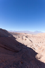 A view of mars valley in San Pedro de Atacama