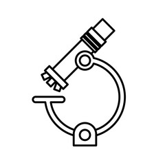 microscope laboratory line style icon