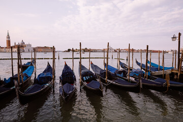 Fototapeta premium Panoramic view of Laguna Veneta of Venice and San Giorgio Maggiore Island
