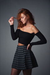 Fototapeta premium woman in a dress