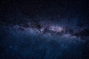 Night Sky, Milky Way. Nature landscape.