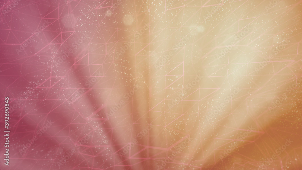 Aufkleber pretty colorful digital abstract background, it concept - abstract 3d rendering