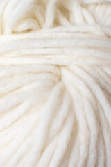 close up of soft white wool background 