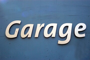 sign and symbol for a parking garage