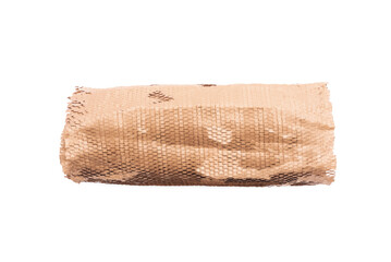 Wrapping paper roll isolated on the white background.