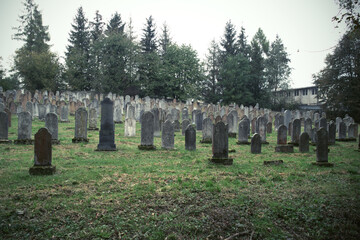 Historic Jewish cemetery was built in Bardejov, Slovakia sometime in early 18th century.