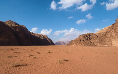 Desert valley landscape