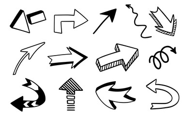 Arrows big black set icons. Arrow icon. Arrow vector collection. Arrow. Modern simple arrows. Vector illustration