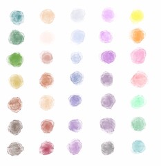 Water colors brush . Water color drop.