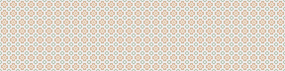 Fototapeta premium Abstract Cross Pattern Dots Logo generative computational art illustration