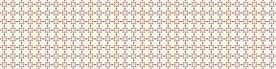 Fototapeta premium Abstract Cross Pattern Dots Logo generative computational art illustration