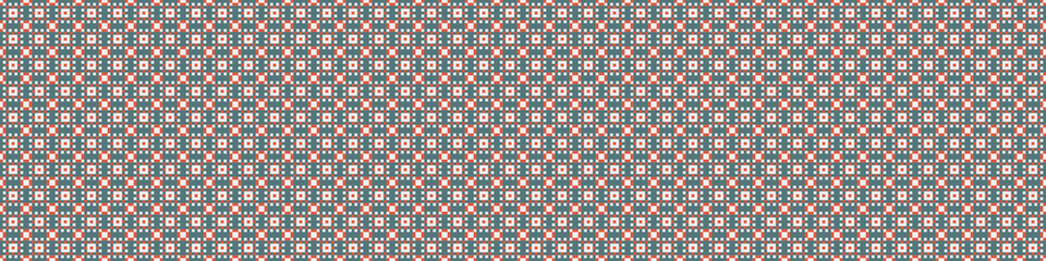 Abstract Cross Pattern Dots Logo generative computational art illustration